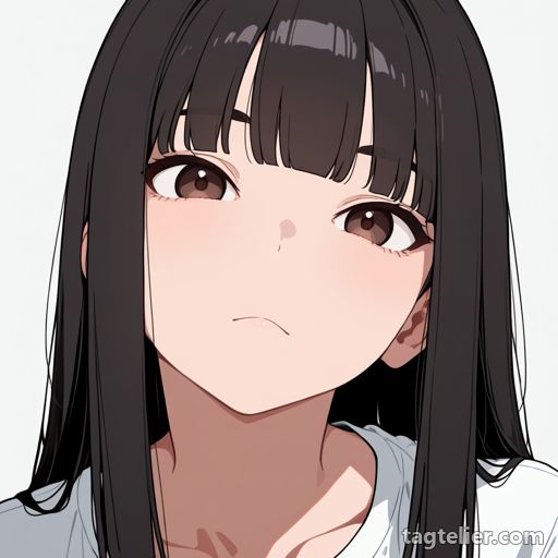 首をかしげる（head tilt）で生成したAIイラストの見本