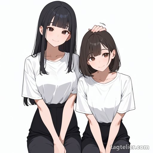 なでなで（headpat）で生成したAIイラストの見本