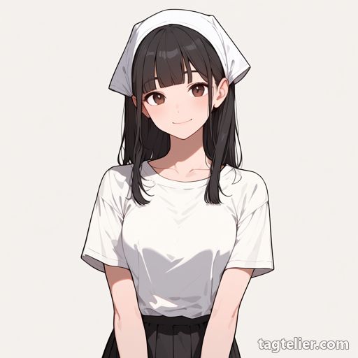 頭のスカーフ（headscarf）で生成したAIイラストの見本