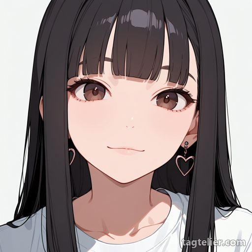 ハートのイヤリング（heart_earrings）で生成したAIイラストの見本