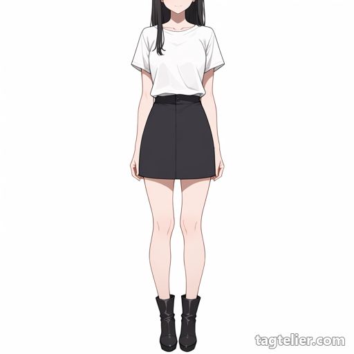 ハイヒールブーツ（high_heel_boots）で生成したAIイラストの見本
