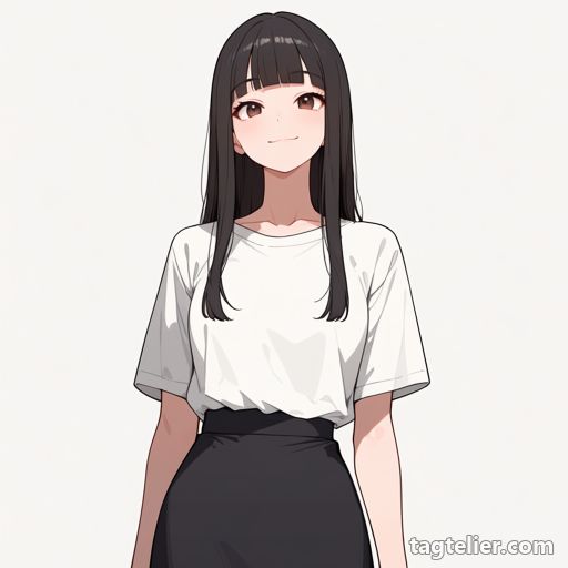 腰フォーカス（hip focus）で生成したAIイラストの見本