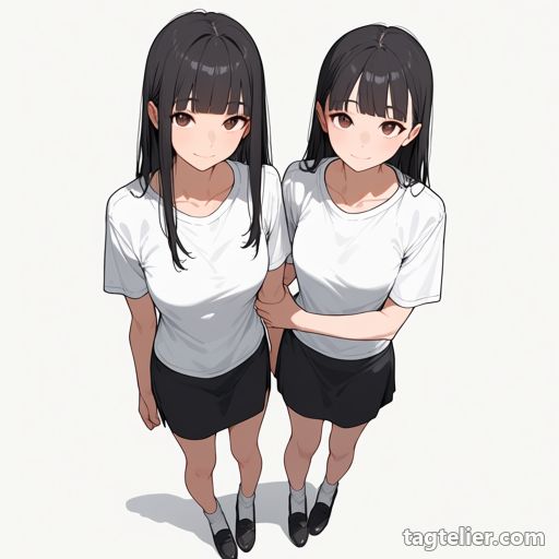 相手の腕を掴む（holding another's arm）で生成したAIイラストの見本