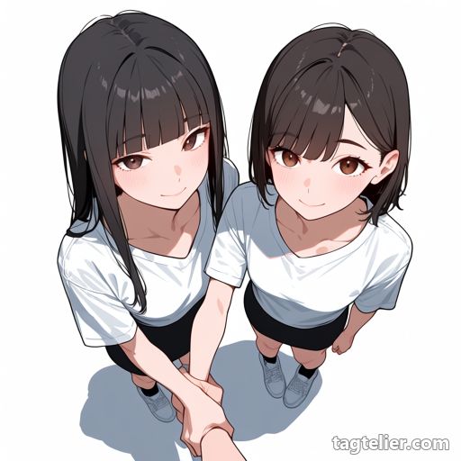 相手の手首を掴む（holding another's wrist）で生成したAIイラストの見本