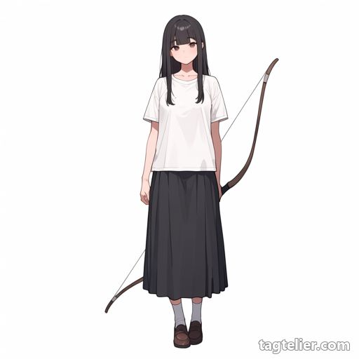 弓を持つ（holding_bow_(weapon)）で生成したAIイラストの見本