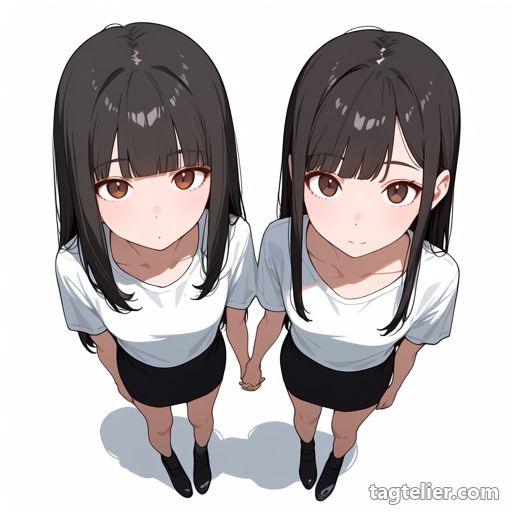 手をつなぐ（holding hands）で生成したAIイラストの見本