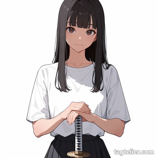 武器を持つ（holding weapon）で生成したAIイラストの見本