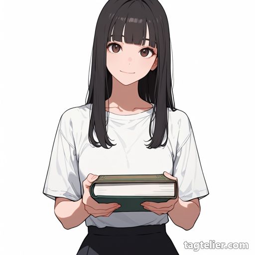 手に持つ（holding）で生成したAIイラストの見本