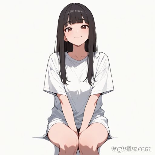 空気椅子（invisible_chair）で生成したAIイラストの見本