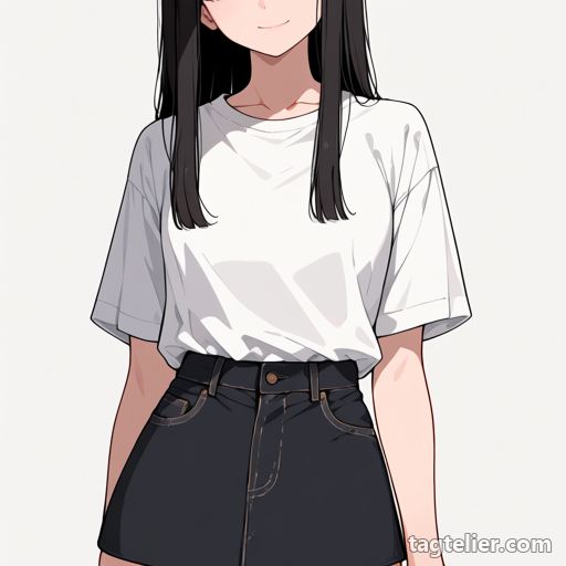 ジーンズ（jeans）で生成したAIイラストの見本