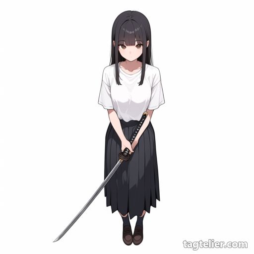 刀（katana）で生成したAIイラストの見本