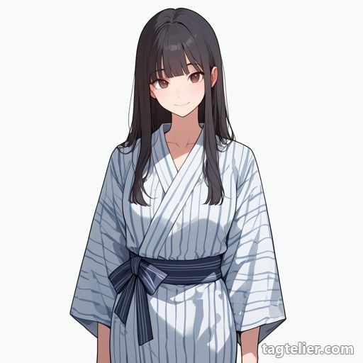 着物（kimono）で生成したAIイラストの見本