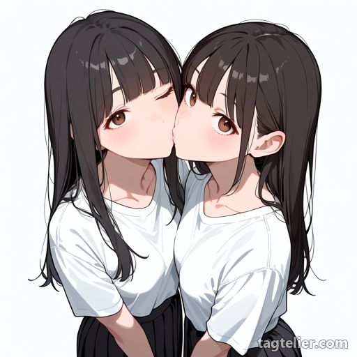 キス（kiss）で生成したAIイラストの見本