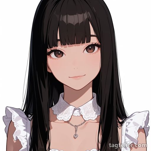 レースの縁取り（lace_trim）で生成したAIイラストの見本
