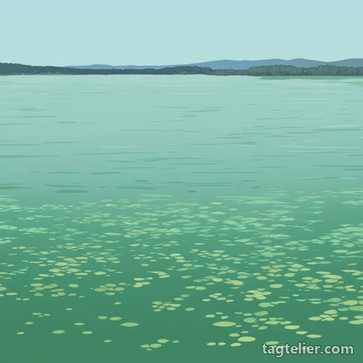 湖（lake）で生成したAIイラストの見本