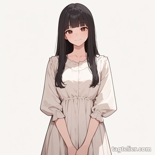 重ねドレス（layered_dress）で生成したAIイラストの見本