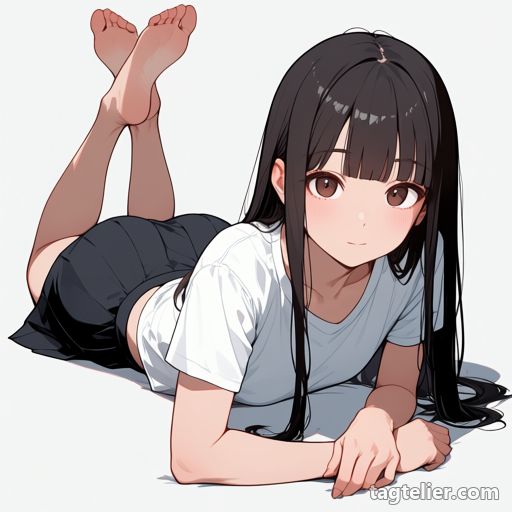 両脚を上げる（legs_up）で生成したAIイラストの見本