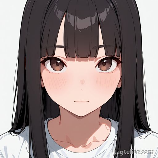 軽い赤面（light_blush）で生成したAIイラストの見本