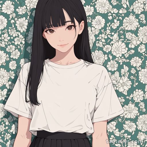 線画（lineart）で生成したAIイラストの見本