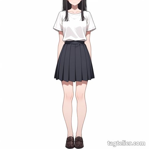 ローファー（loafers）で生成したAIイラストの見本