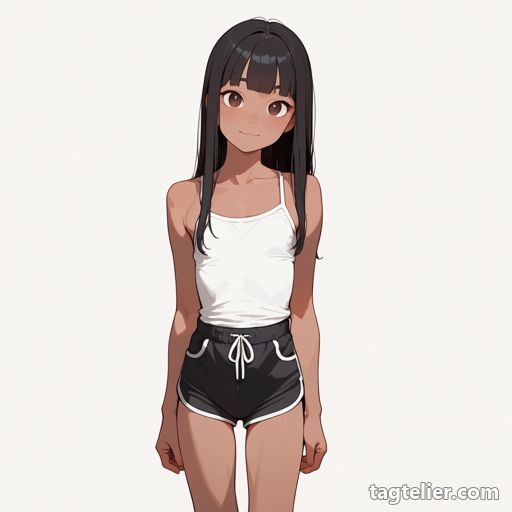 幼女（loli）で生成したAIイラストの見本