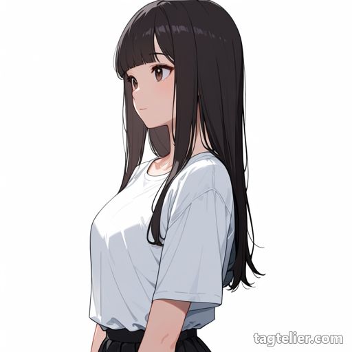 前を見る（looking_ahead）で生成したAIイラストの見本