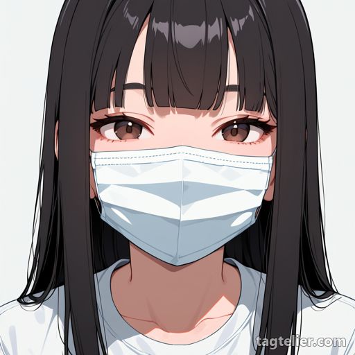 マスク（mask）で生成したAIイラストの見本