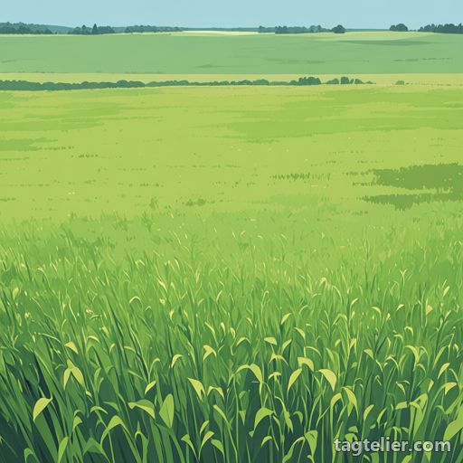 草原（meadow）で生成したAIイラストの見本