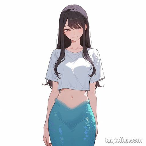 マーメイド（mermaid）で生成したAIイラストの見本