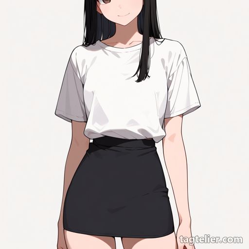 ミニスカート（miniskirt）で生成したAIイラストの見本