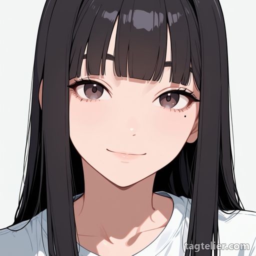目の下ほくろ（mole_under_eye）で生成したAIイラストの見本