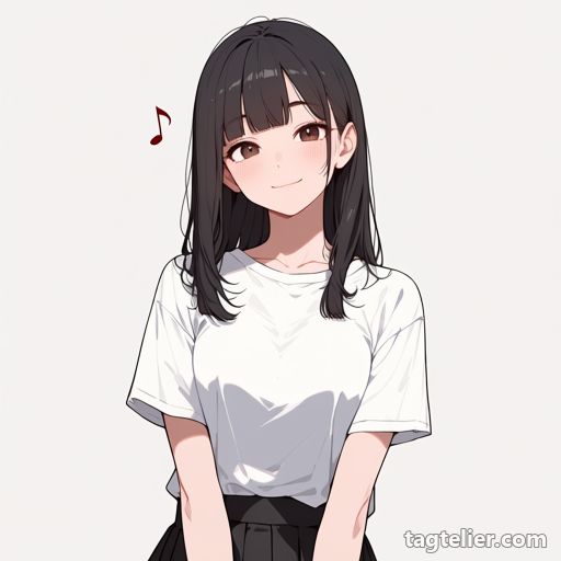 音符（musical_note）で生成したAIイラストの見本
