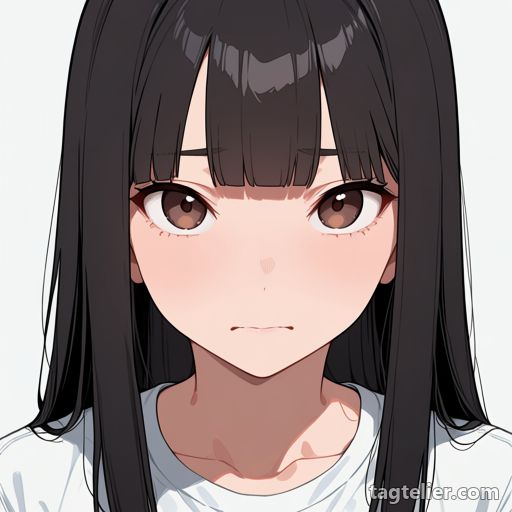 緊張（nervous）で生成したAIイラストの見本