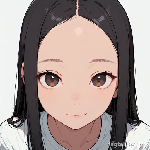 眉なし（no eyebrows）で生成したAIイラストの見本
