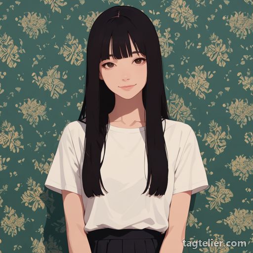 線なし（no lineart）で生成したAIイラストの見本