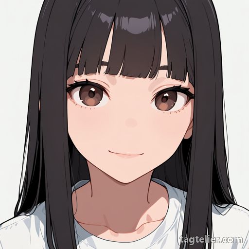 鼻なし（no_nose）で生成したAIイラストの見本