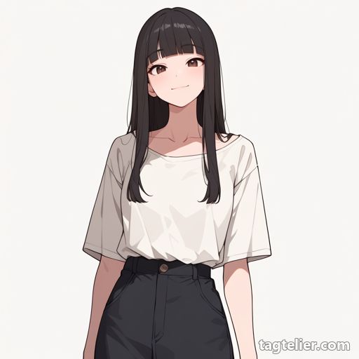 オフショルダー（off_shoulder）で生成したAIイラストの見本