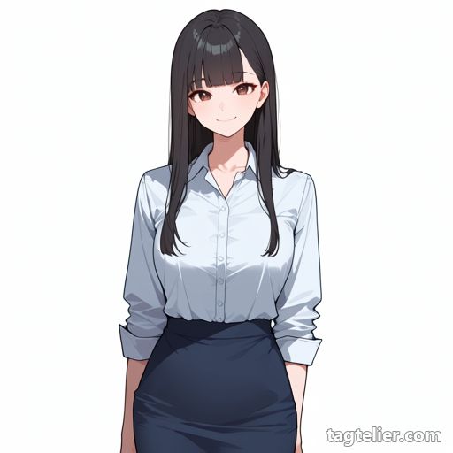OL（office lady）で生成したAIイラストの見本