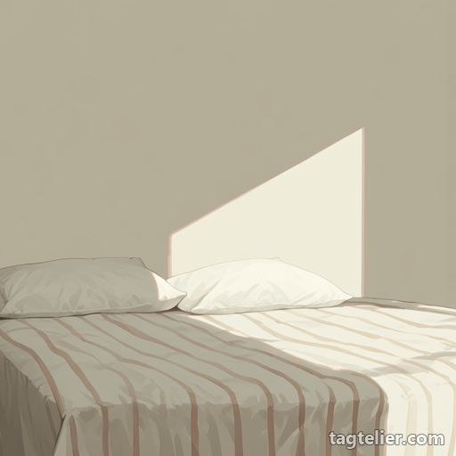 ベッドの上（on bed）で生成したAIイラストの見本