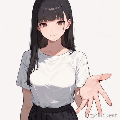 手を差し出す（outstretched_hand）で生成したAIイラストの見本