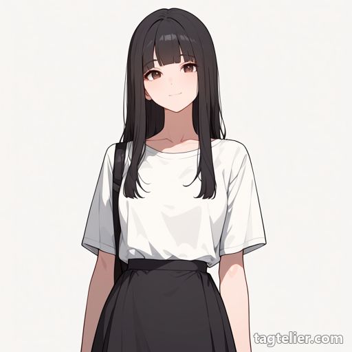 肩越し（over shoulder）で生成したAIイラストの見本