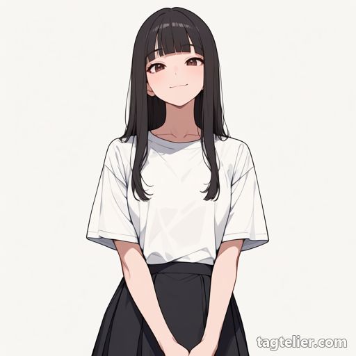 手を組む（own_hands_together）で生成したAIイラストの見本