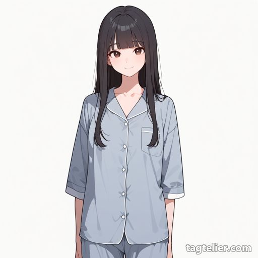 パジャマ（pajamas）で生成したAIイラストの見本