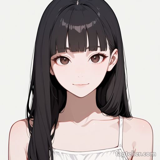 色白の肌（pale skin）で生成したAIイラストの見本