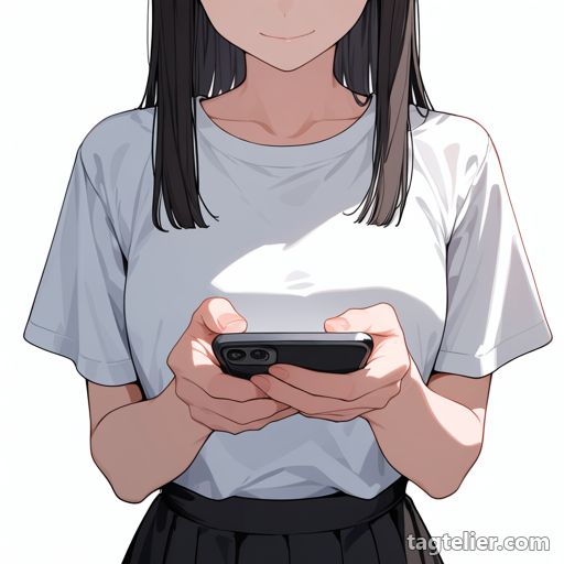 スマホ（phone）で生成したAIイラストの見本