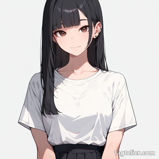 ピアス（piercing）で生成したAIイラストの見本