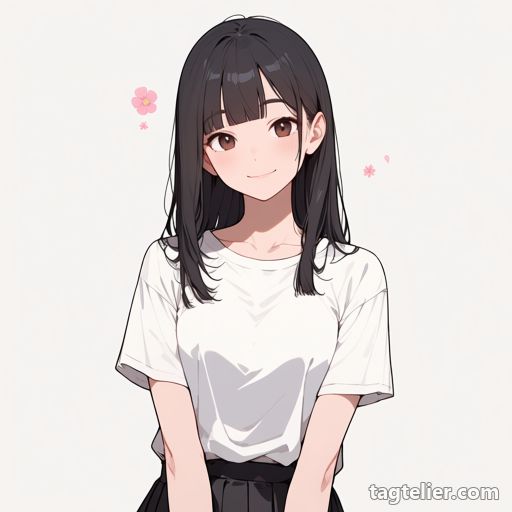 ピンクの花（pink_flower）で生成したAIイラストの見本