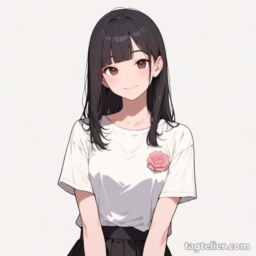 ピンクのバラ（pink_rose）で生成したAIイラストの見本