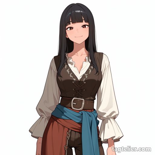 海賊（pirate）で生成したAIイラストの見本