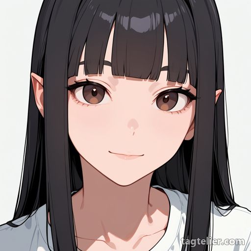 尖った耳（pointy ears）で生成したAIイラストの見本